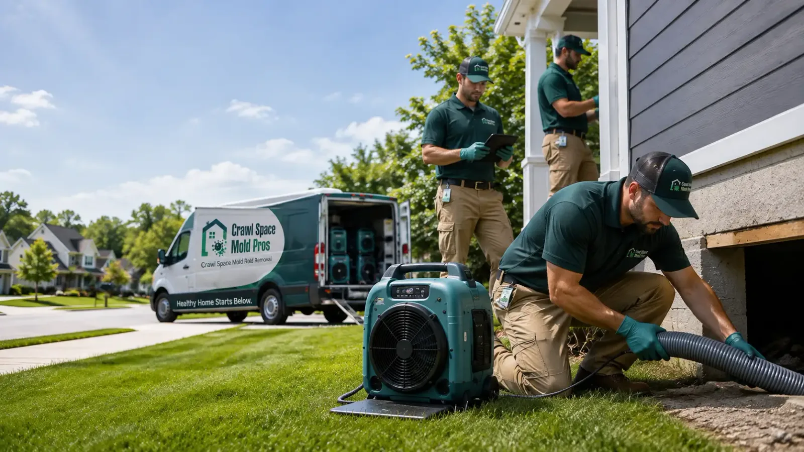 Crawl Space Mold Removal in Waxhaw, NC